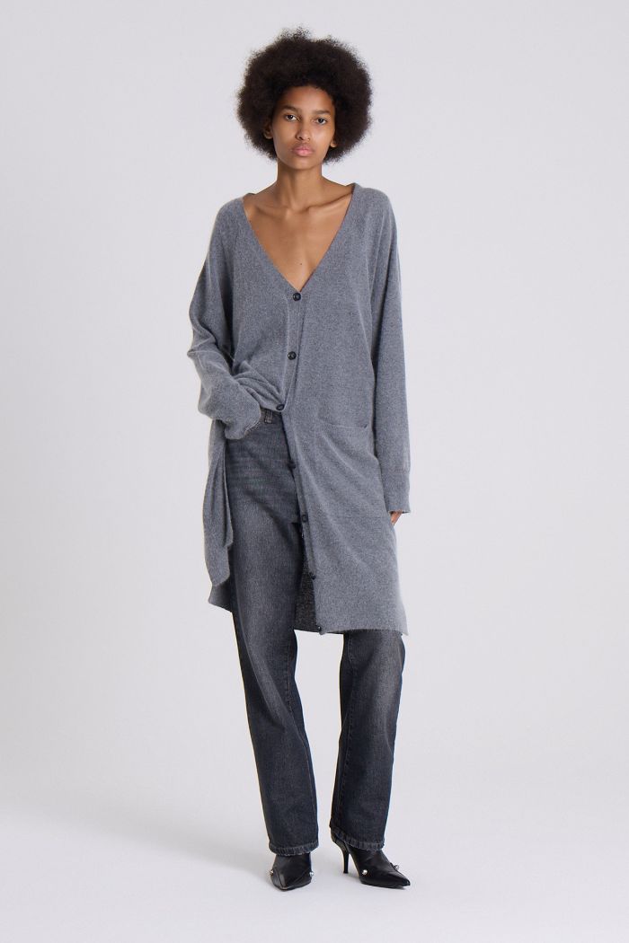 CARDIGAN MAGURA GRIS