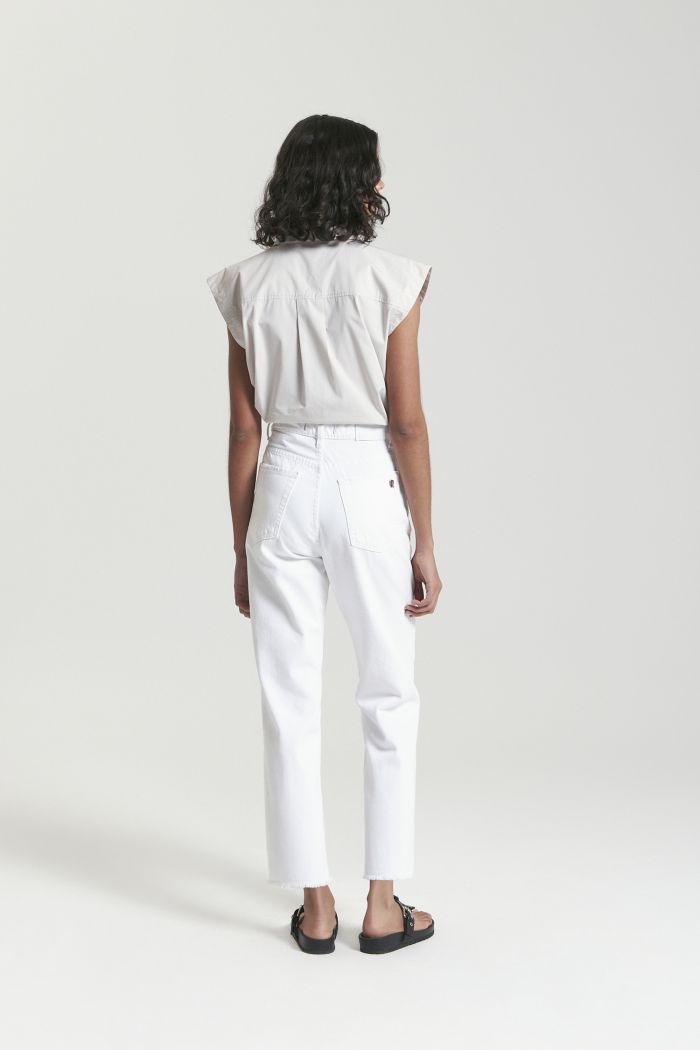 STRAIGHT CROP WATERHOUSE BLANCO BLANCO